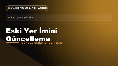 Casibom Eski Yer İmini Güncelleme – Casibom Güncel Giriş