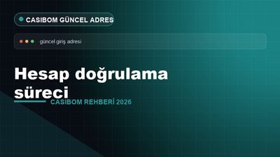 Casibom Hesap Doğrulama Süreci – Casibom Güncel Adres 2026